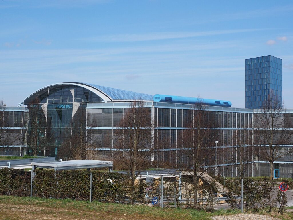 festo, company headquarters, building, architecture, company, esslingen, facade, glass facade, central, head office, esslingen am neckar, germany, location, production, production site, automation technology, company premises, festo company premises